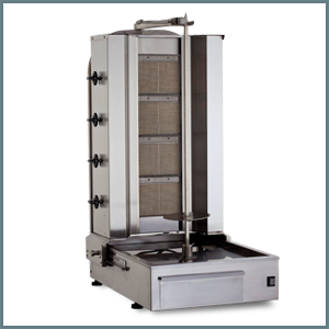 AUTOMATIC DONER GRILL MACHINE WITH ENGINE DOWN